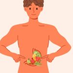Hernia-friendly diet chart with fiber-rich foods, fresh fruits, vegetables, and whole grains for hernia diet in Indore