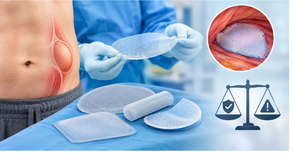 Hernia mesh complications